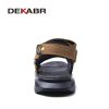 Summer Beach Men Shoes Brand Mens Sandals Leather Soft Slippers Man Slip on Comfortable Sandals For Men Size 38-46