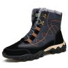 Men Ankle Boots Warm Plush For Men Snow Boots Outdoor Waterproof Winter Work Footwear Non-slip Plus Size Men Boots Winter Shoes