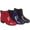 PVC Non Slip Ankle Boots Women Wedges Large Size 43 Fashion Butterfly Knot Rain Boots For Girls Soild Casual Shoes Woman202