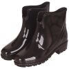 PVC Non Slip Ankle Boots Women Wedges Large Size 43 Fashion Butterfly Knot Rain Boots For Girls Soild Casual Shoes Woman202